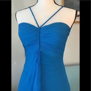 Niteline cute blue silk dress with lining. 6